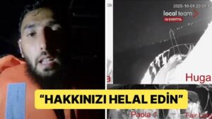 Sumud Filosu'ndaki Türk Aktivist Erdem Özveren, "Hakkınızı Helal Edin" Dedi