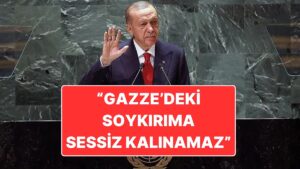 Cumhurbaşkanı Recep Tayyip Erdoğan BM Genel Kurulu’ndan Konuştu: &quot;Gazze&apos;deki Soykırıma Sessiz Kalınamaz&quot;