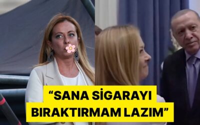 Cumhurbaşkanı Erdoğan&apos;dan İtalya Başbakanı Meloni&apos;ye Sigara Uyarısı
