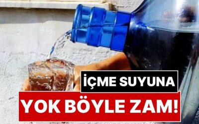 Damacana Suya Zam Geldi: İstanbul’da Damacana Su 190 TL Oldu