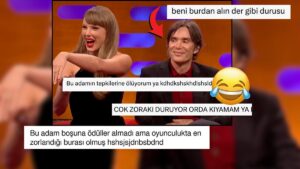 Taylor Swift&apos;in Nişan Yüzüğünü Heyecanla Sergilediği Anlarda, Cillian Murphy’nin Yüz İfadesi Gündem Oldu!