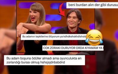 Taylor Swift&apos;in Nişan Yüzüğünü Heyecanla Sergilediği Anlarda, Cillian Murphy’nin Yüz İfadesi Gündem Oldu!