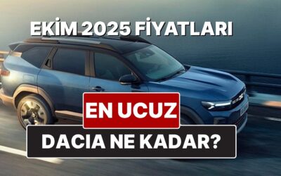 Ekim 2025 Dacia Fiyat Listesi! İşte Dacia Sandero Stepway ve Jogger Güncel Fiyatları