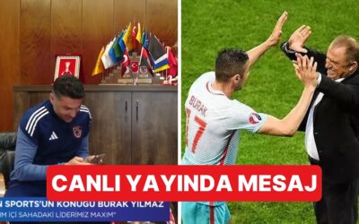Canlı Yayında Röportaj Veren Burak Yılmaz&apos;a Fatih Terim&apos;den Sürpriz