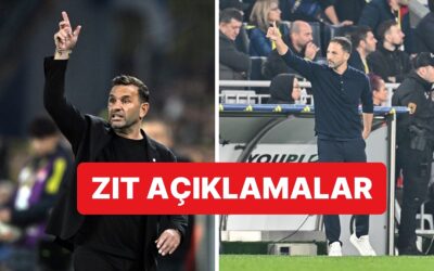 Derbi Sonrası Domenico Tedesco ve Okan Buruk&apos;tan Maça Dair Zıt Açıklamalar Geldi