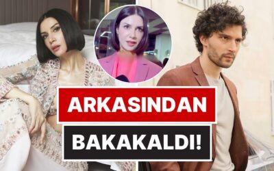 Arkasından Bakakaldı: Ahu Yağtu Röportajdayken Bora Cengiz&apos;in Ortamdan Hızla Uzaklaştığı Anlar Olay Oldu