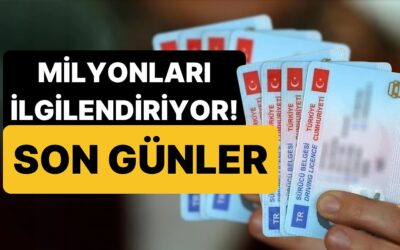 Son Hafta! Eski Tip Ehliyetlerin Yenilenmesi İçin Süre Uzatılmayacak, Fiyatı 7 Bin Lira Olacak!