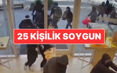 ABD Kaliforniya’da Film Gibi Soygun: 25 Kişi Kuyumcudan 1 Milyon Dolarlık Mücevher Çaldı