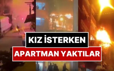 Kız İsteme Töreni Faciayla Bitti! Apartman Alev Aldı, 8 Kişi Mahsur Kaldı