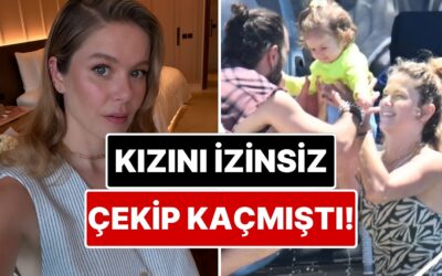 Eşi Küplere Binmişti: Burcu Biricik Kızı Luna&apos;nın İzinsiz Fotoğrafını Çeken Kadınla Yaşadıklarını Anlattı