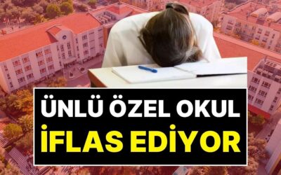 İflas Krizi Eğitim Sektörüne de Sıçradı: İzmir Ege Lisesi Konkordato Talep Etti