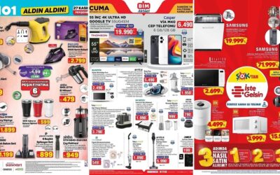 İndirim Günleri Başlıyor! 22 – 28 Kasım Haftasında A101 ve BİM Aktüel Ürünler Listesinde Ne Var?