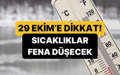 Meteoroloji Uzmanı Orhan Şen'den Erken 29 Ekim Uyarısı: Sıcaklıklar Düşecek!