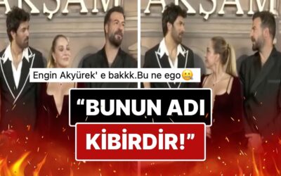 Enfes Bir Akşam Dizisinin Galasında Engin Akyürek ve İsmail Demirci Arasındaki Gerginlik Göze Battı!