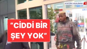 Osimhen İstanbul’a Gelir Gelmez Taraftara Müjdeyi Verdi: &quot;Ciddi Bir Şey Yok&quot;