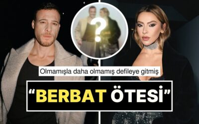 Milano Moda Haftası&apos;na Beraber Giden Hadise ve Kerem Bürsin&apos;in Kombinleri Beraber Topa Tutuldu!