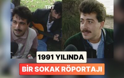 1991&apos;de TRT&apos;nin Yaptığı Sokak Röportajında İnsanların Sakinliği ve Kibarlığı Dikkat Çekti