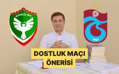 Selahattin Demirtaş'tan Amedspor Trabzonspor Dostluk Maçı Önerisi