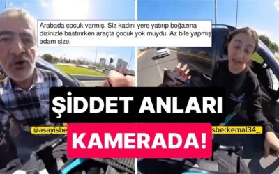 Kayseri Trafiğinde Şiddet Anları: Kadın Sürücüye Saldıran Çifte Erkek Arkadaşı Müdahale Etti