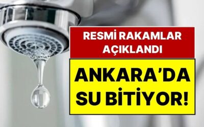 Ankara’da Su Tehlikesi: Barajların Doluluk Oranı Yüzde 15,53’e Kadar Geriledi