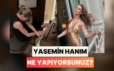 Ahtapot musun Örümcek misin? Yasemin Kay Allen Elleri ve Ayaklarıyla Piyano Çaldığı Anları Paylaştı
