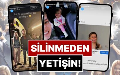 Silinmeden Yetişin: 2-8 Kasım&apos;da Ünlülerin Paylaştığı &quot;Kaçarsa Yazık Olur&quot; Temalı Instagram Hikayeleri!