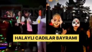 Şanlıurfa&apos;da Gerçekleşen Cadılar Bayramı Kutlamaları Dikkat Çekti