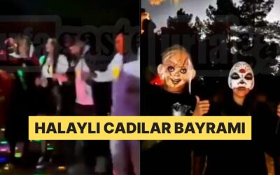Şanlıurfa&apos;da Gerçekleşen Cadılar Bayramı Kutlamaları Dikkat Çekti