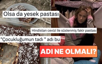 Bisküvili &apos;Fakir&apos; Pastasına Alternatif İsim Önererek Güldürenler