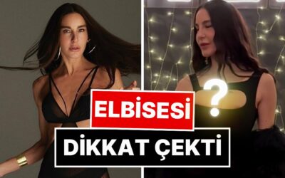 Alem Dergisi Davetinde Pozdan Poza Giren Ece Sükan Elbisesiyle Dikkat Çekti!