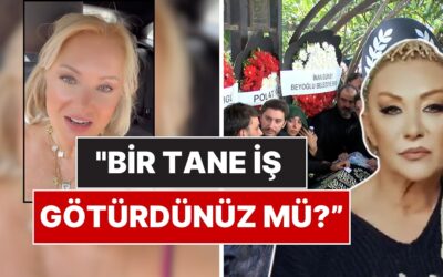Menajerlere Ateş Püskürdü: Güllü&apos;nün Cenazesine Gönderilen Çelenkler Hilal Cebeci’yi Çileden Çıkardı!