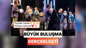 "Dünyadan Uzak" Şarkısıyla Meşhur Olan Delbekçi Teyzeler Pinhani'nin Fethiye'deki Sahnesine Konuk Oldu