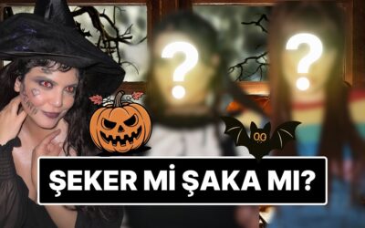 Şeker mi Şaka mı? Türk Ünlü İsimlerin Birbirinden Korkunç Cadılar Bayram&apos;ı Kostümlerini Birlikte İnceliyoruz!