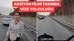 Bir Motorcunun Vize Başvurusuna Geç Kalan Doktorla Yolculuğu Filmleri Aratmadı