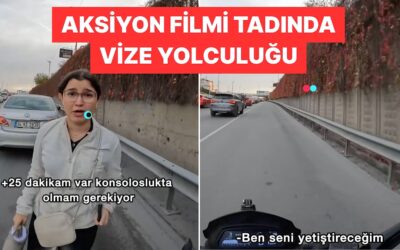 Bir Motorcunun Vize Başvurusuna Geç Kalan Doktorla Yolculuğu Filmleri Aratmadı