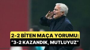Jose Mourinho, Portekiz'de de Demeçlerine Devam Ediyor: Berabere Biten Maça "Kazandık" Dedi