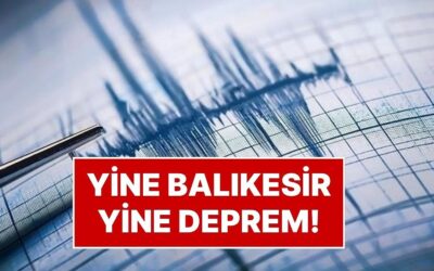 Yine Sındırgı Yine Deprem: Balıkesir’de Bir Deprem Daha Oldu