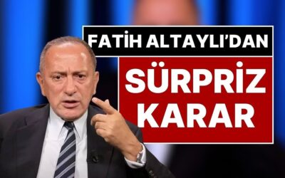 Şule Aydın Onlar TV’de Açıkladı: 4 Yıl 2 Ay Hapis Cezası Alan Gazeteci Fatih Altaylı’dan Sürpriz Karar