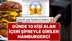İstanbul’da Günde Sadece 10 Kişi Alan, Özel Rezervasyonla Gidilen ve Kapısından Şifre ile Girilen Hamburgerci