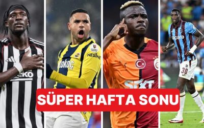 Bu Hafta Sonu Süper Lig'de Dev Maçlar Bizi Bekliyor