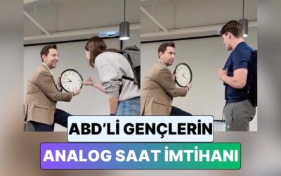 ABD&apos;de Bir Öğretmen Öğrencilerine Analog Saat Testi Yaptı ve Ortaya Felaket Bir Sonuç Çıktı