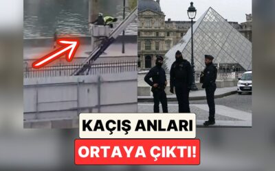 Merdiven Dayayıp Çıkmışlardı: Louvre Müzesi'ni Soyan Hırsızların Kaçış Anlarının Görüntüleri Ortaya Çıktı