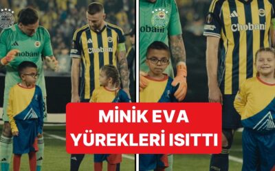 Fenerbahçe Maçında Seremoniye Çıkan Eva&apos;nın Ederson&apos;la Yaşadığı An Yürekleri Isıttı