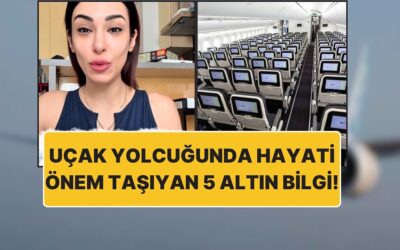 Kabin Memuru, Hosteslerin Bildiği Ama Yolcuların Pek Fazla Bilmediği Gerçekleri Açıkladı