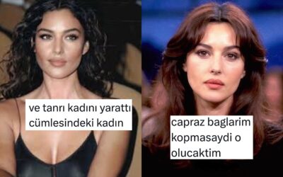 Monica Belluci&apos;nin Güzelliğini Kendi Tarzlarıyla Anlatan X Kullanıcıları