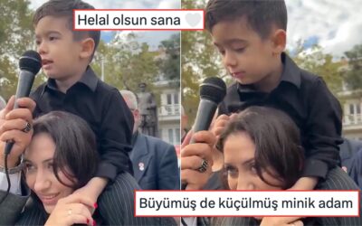 Balıkesir&apos;de Bir Minik Atamızı Anmak İçin Bir Araya Gelen Kalabalığa Andımızı Okuttu