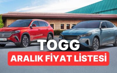 Aralık 2025 Togg Fiyat Listesi: Togg T10X ve T10F Güncel Fiyatlar 2025