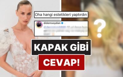 Son Halini Paylaşan Didem Soydan&apos;dan Bir Kullanıcıdan Gelen Estetik Sorusuna Kapak Gibi Cevap!
