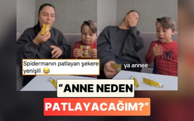Çocukken Bayılarak Yediğimiz Patlayan Şekerin Etkisine Hazırlıksız Yakalanan Miniğin Panik Anları