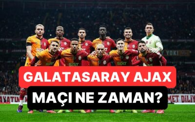Galatasaray Ajax Maçı Ne Zaman, Saat Kaçta? Galatasaray Ajax Maçı Hangi Kanalda, Şifresiz mi?